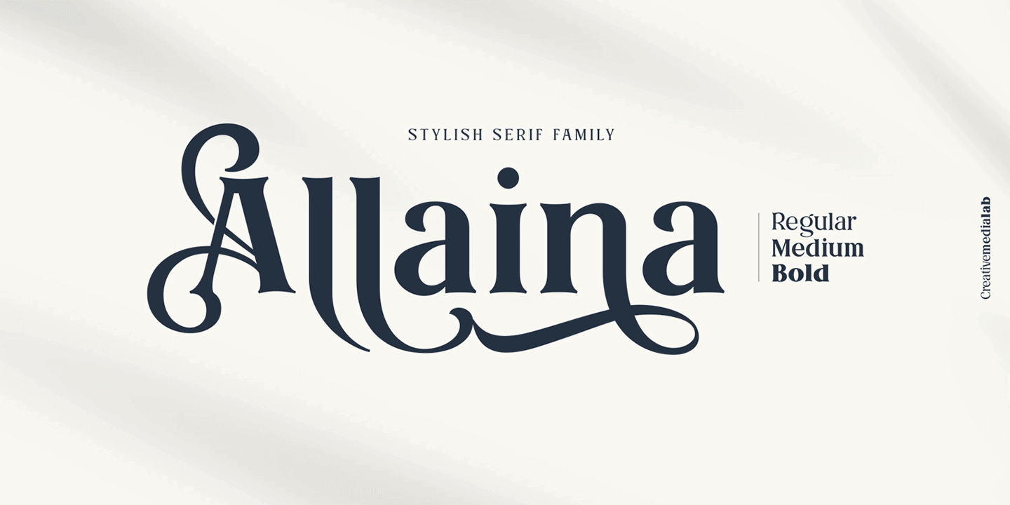 Przykładowa czcionka Allaina #1